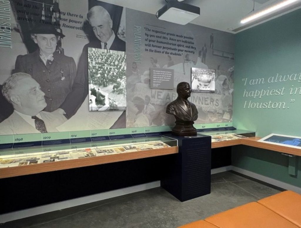 Interactive exhibit curated and produced by Steven Fenberg in Houston Endowment’s new headquarters.